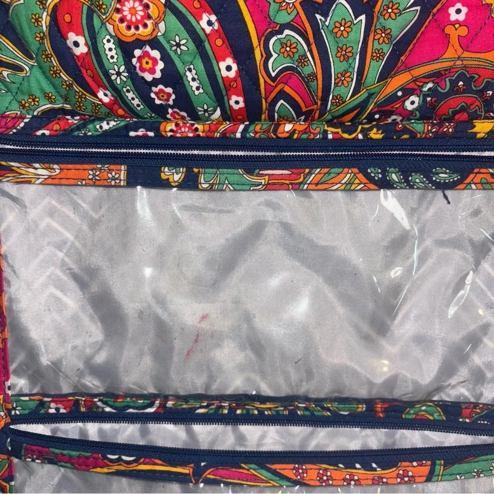 VERA BRADLEY Paisley Makeup/Travel Hanging Organizer - Picture 2 of 11